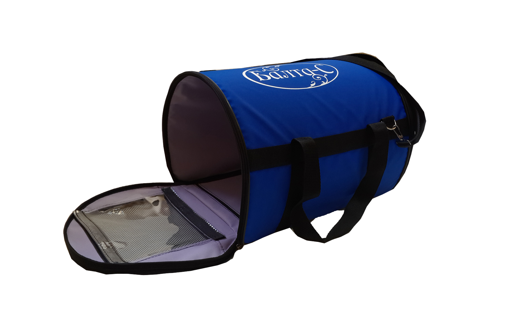 Удобная и практичная сумка-переноска "Бочонок" предназначена для собак и кошек. 